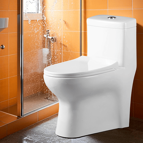 WC One Piece Joytek Millenium 8020 Descarga a Piso 20 cm 6