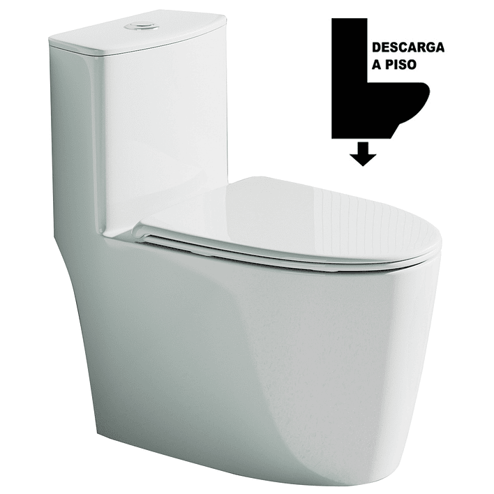 WC One Piece Joytek Demarks 2048 Descarga a Piso 30 cm 1