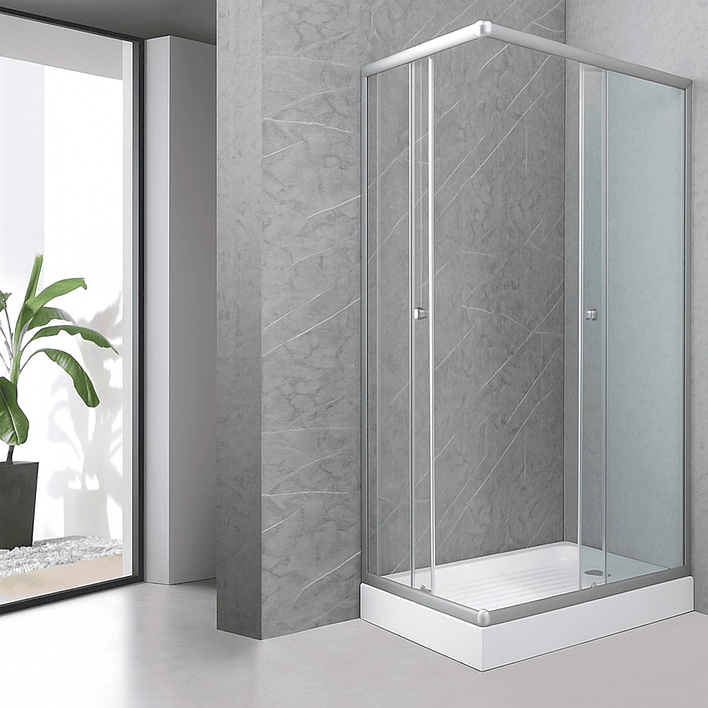 Shower Rectangular Lens Vidrios Transparentes 120x80cm (Incluye Receptáculo) 4
