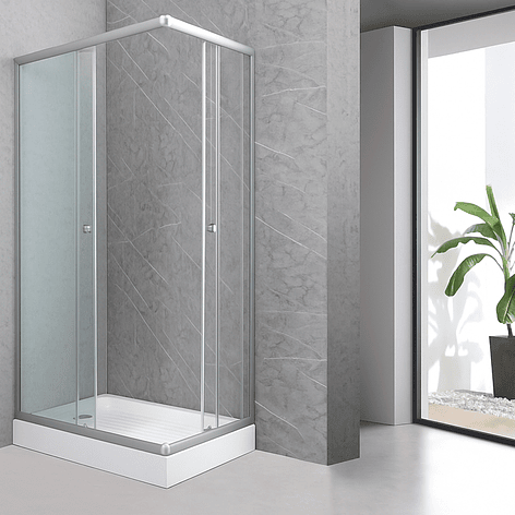Shower Rectangular Lens Vidrios Transparentes 120x80cm (Incluye Receptáculo) 2