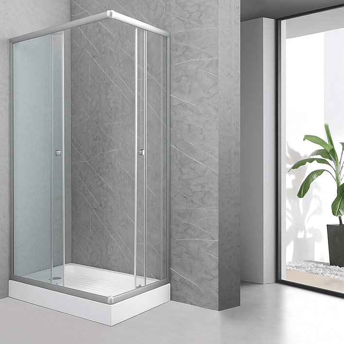 Shower Rectangular Lens Vidrios Transparentes 120x80cm (Incluye Receptáculo) 2