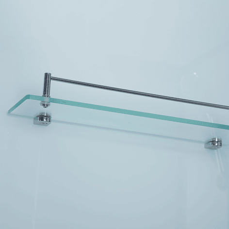 Cabina de Ducha Curva Negra B004 90x90x220 cm 6mm (Sin Techo) 4