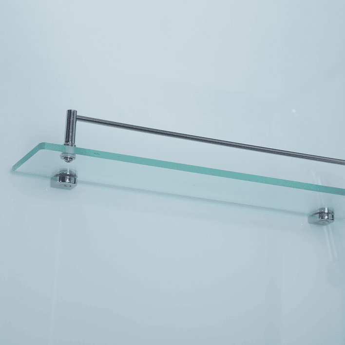 Cabina de Ducha Curva Negra B004 90x90x220 cm 6mm (Sin Techo) 4