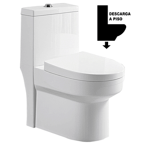 WC One Piece Joytek Millenium 8019 Descarga a Piso 30 cm