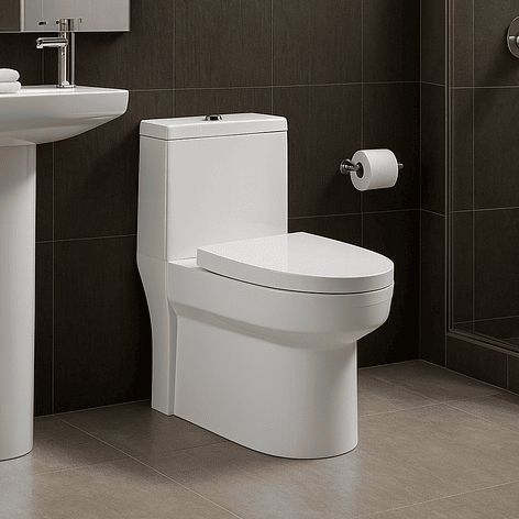 WC One Piece Joytek Millenium 8019 Descarga a Piso 30 cm 3