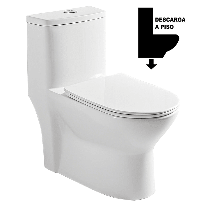 WC One Piece Joytek Millenium 8018 Descarga a Piso 30 cm 1