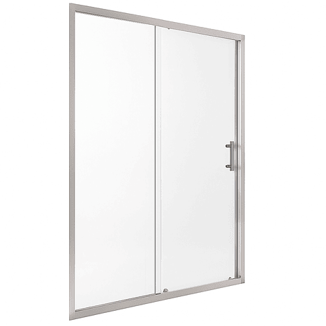 Mampara Ajustable de Ducha LENS 120-140 cm Transparente/Cromado 4