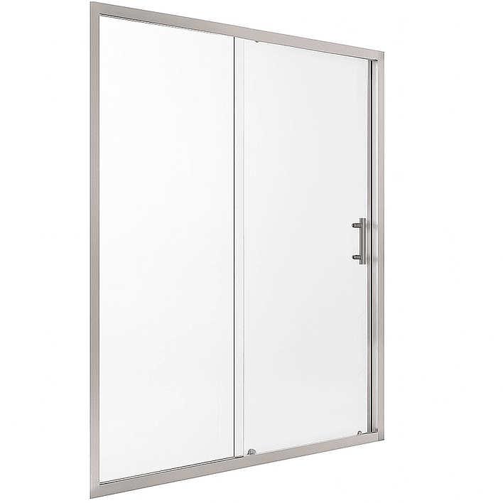 Mampara Ajustable de Ducha LENS 160-180 cm Transparente/Cromado 3