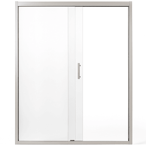 Mampara Ajustable de Ducha LENS 160-180 cm Transparente/Cromado 4