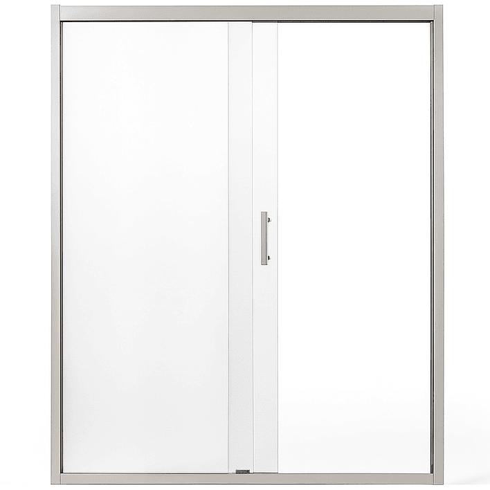 Mampara Ajustable de Ducha LENS 160-180 cm Transparente/Cromado 4