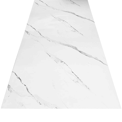 Plancha Decorativa PVC UV Blanco Mármol Carrara 244x122 cm / 2.5mm (Despachos sólo a RM) 3