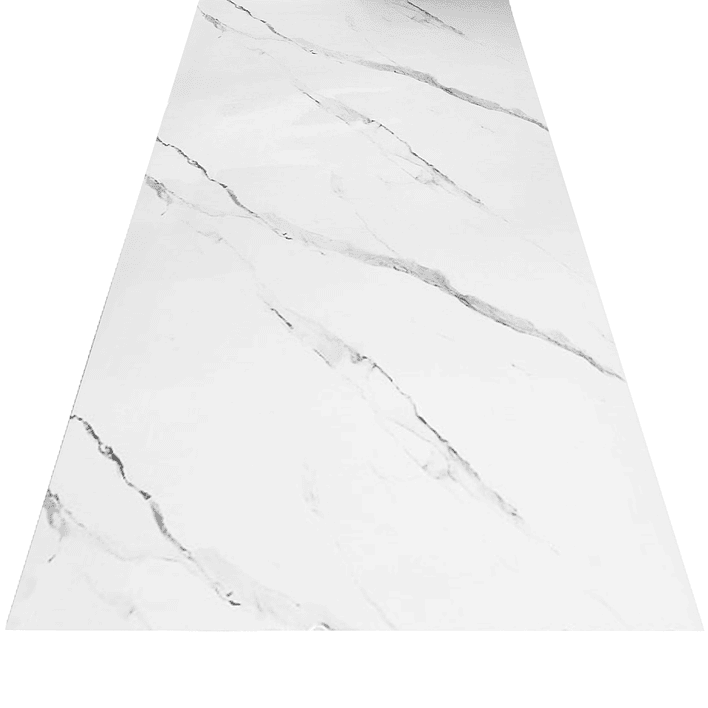 Plancha Decorativa PVC UV Blanco Mármol Carrara 244x122 cm / 2.5mm (Despachos sólo a RM) 3