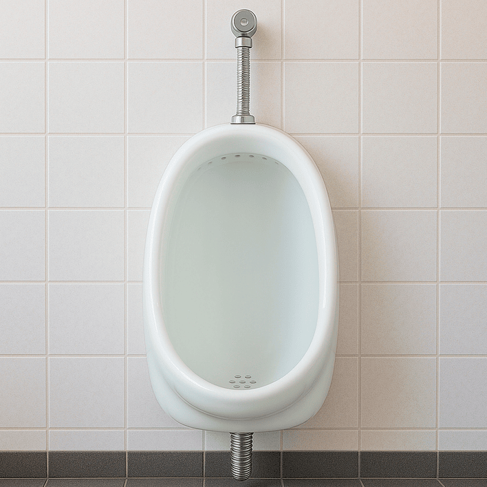 Urinario Joytek Modern 021 Instalación a muro 37 × 27 × 21 cm 5