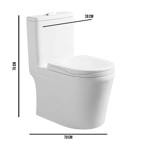 WC One Piece Joytek Demarks 2020 Descarga a Piso 30 cm 7