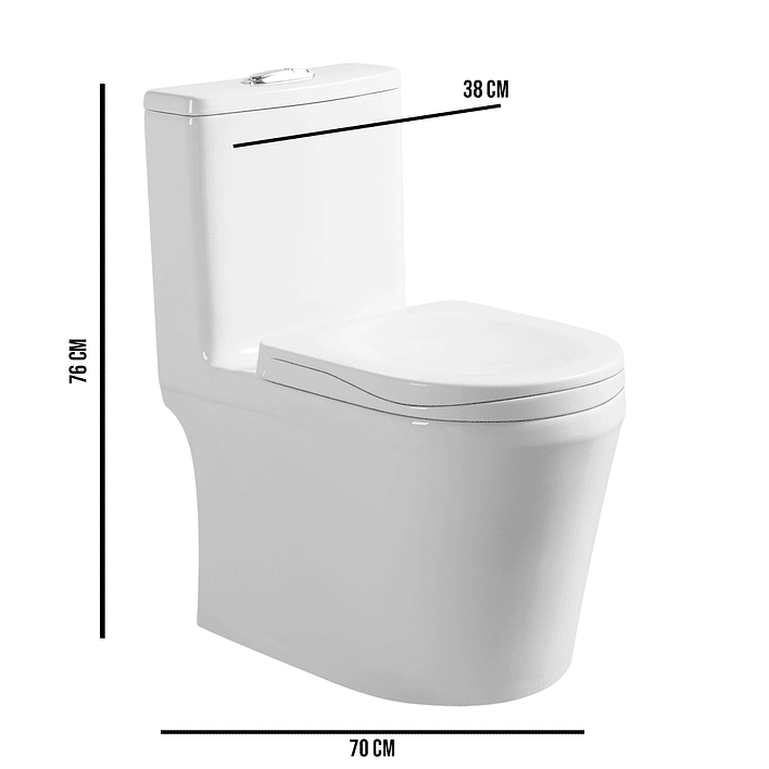 WC One Piece Joytek Demarks 2020 Descarga a Piso 30 cm 7