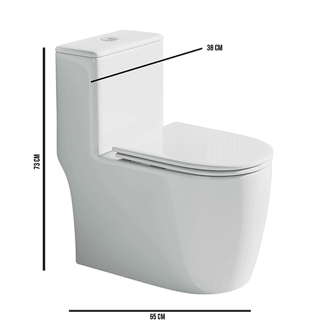 WC One Piece Joytek Demarks 2011 Descarga a Piso 30 cm 8