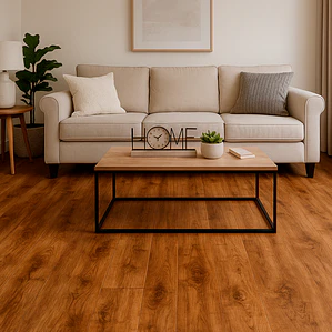 Piso Flotante Caoba Resistente al Agua 122x20 cm | 8 mm | 2.47 m2 (1 Caja 10 Uni)