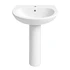 Lavamanos de Pedestal Joytek LP3004 Color Blanco | 86x52,5x43,5 cm