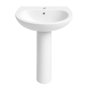 Lavamanos de Pedestal Joytek LP3004 Color Blanco | 86x52,5x43,5 cm