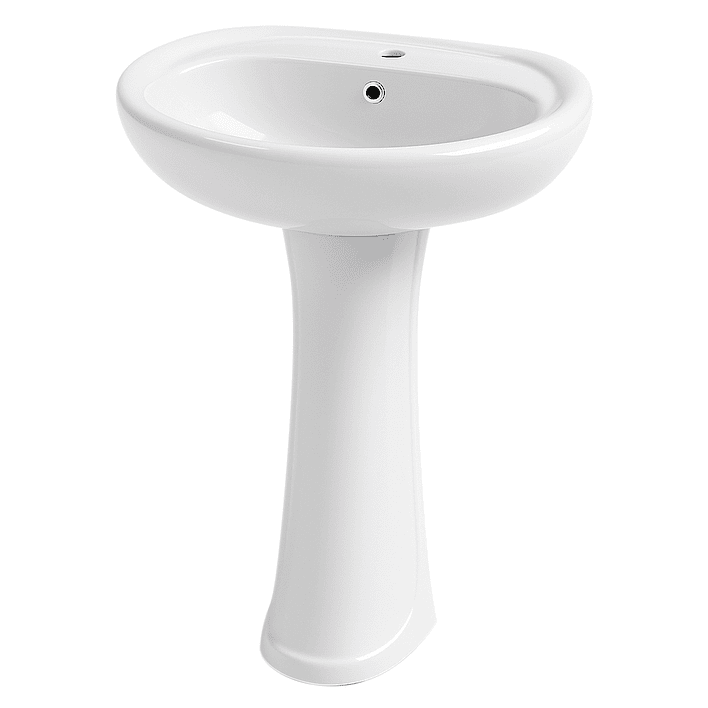 Lavamanos de Pedestal Joytek LP2005 Color Blanco | 84x49x42 cm 4