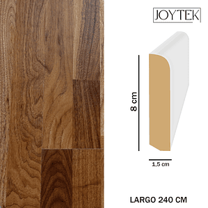 Guardapolvos MDF JOYTEK Amaretto 240 cm - Alto 8 cm