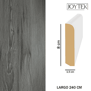 Guardapolvos MDF JOYTEK Roble Gris 240 cm - Alto 8 cm