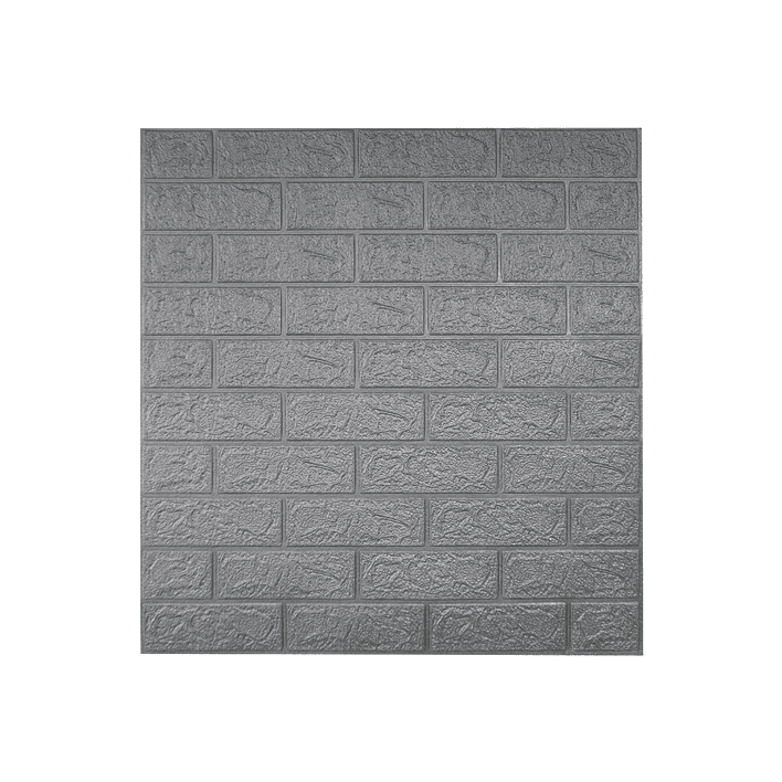 Lámina Papel Mural 3d Autoadhesivas 77x70cm Gris (1 Unidad) 1