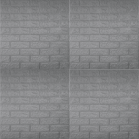 Lámina Papel Mural 3d Autoadhesivas 77x70cm Gris (1 Unidad) 5