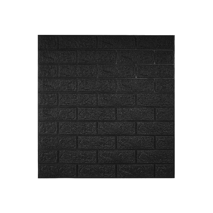 Lámina Papel Mural 3d Autoadhesivas 77x70cm Black (1 Unidad) 1