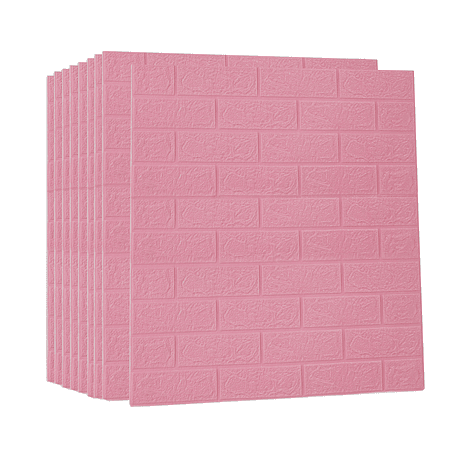 Lámina Papel Mural 3d Autoadhesivas 77x70cm Rosado (1 Unidad) 2