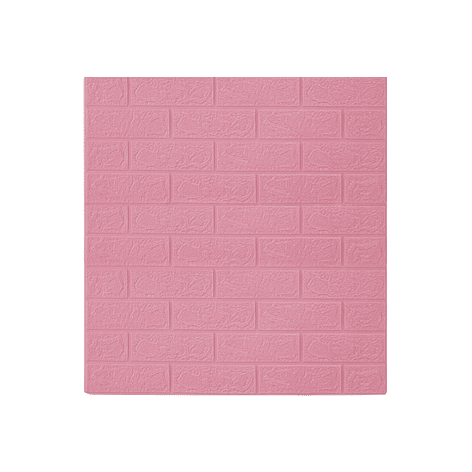 Lámina Papel Mural 3d Autoadhesivas 77x70cm Rosado (1 Unidad) 1