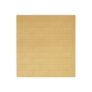 Lámina Papel Mural 3d Autoadhesivas 77x70cm Amarillo (1 Unidad)