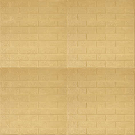 Lámina Papel Mural 3d Autoadhesivas 77x70cm Amarillo (1 Unidad) 3