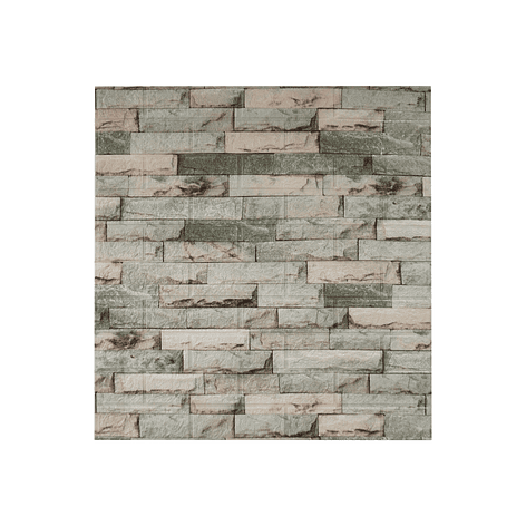 Lámina Papel Mural 3d Autoadhesivas 77x70cm Piedra Clara (1 Unidad) 1