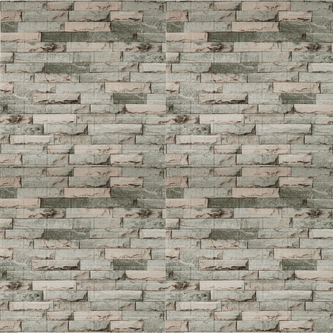 Lámina Papel Mural 3d Autoadhesivas 77x70cm Piedra Clara (1 Unidad) 3