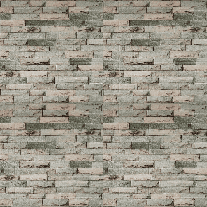 Lámina Papel Mural 3d Autoadhesivas 77x70cm Piedra Clara (1 Unidad) 3
