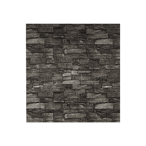 Lámina Papel Mural 3d Autoadhesivas 77x70cm Piedra Oscura (1 Unidad)