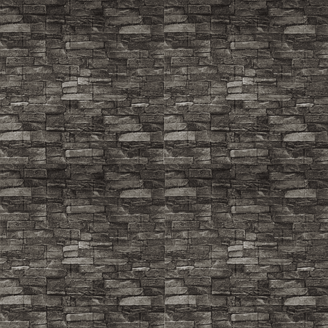 Lámina Papel Mural 3d Autoadhesivas 77x70cm Piedra Oscura (1 Unidad) 4
