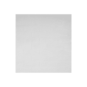 Lámina Papel Mural 3d Autoadhesivas 77x70cm Blanco (1 Unidad)