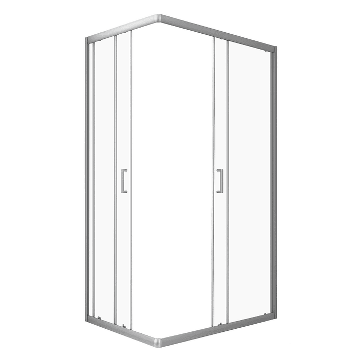 Shower Rectangular Lens Vidrios Transparentes 120x80cm (Sin Receptáculo) 2