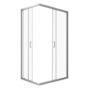 Shower Rectangular Lens Vidrios Transparentes 120x80cm (Sin Receptáculo)