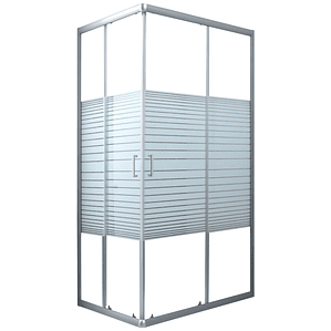 Shower Rectangular Strava Blanco 120x80cm (Sin Receptáculo)