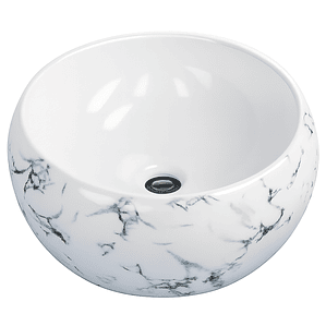 Lavamanos Redondo Sobreponer Joytek 822 Carrara | 40x16 cm