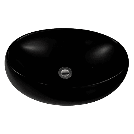 Lavamanos Ovalado Sobreponer Joytek 880 Negro | 48x34x15 cm 3