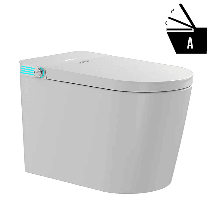 WC Inodoro Inteligente Joytek Apertura/Cierre Automático - Descarga a Piso 30 cm 1