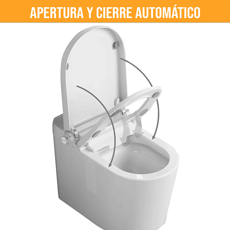WC Inodoro Inteligente Joytek Apertura/Cierre Automático - Descarga a Piso 30 cm 3