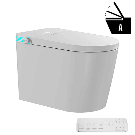 WC Inodoro Inteligente Joytek Apertura/Cierre Automático - Descarga a Piso 30 cm 12