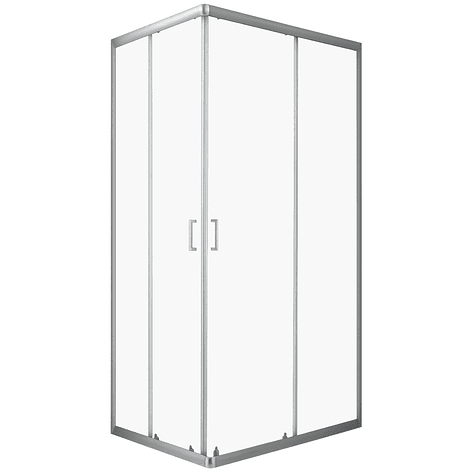 Shower Rectangular Lens Vidrios Transparentes 100x80cm (Sin Receptáculo) 1