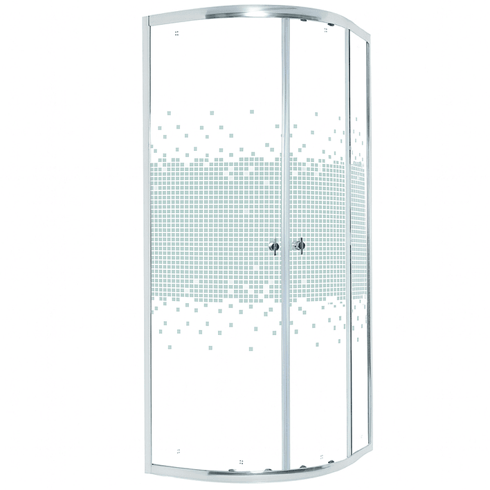 Shower Door Curvo 90x90x185 cm 5mm (Sin Receptáculo) 2