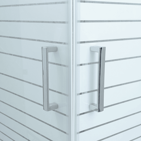 Shower Door Joytek Recto Strava Blanco 90x90x185cm (Sin Receptáculo) 4